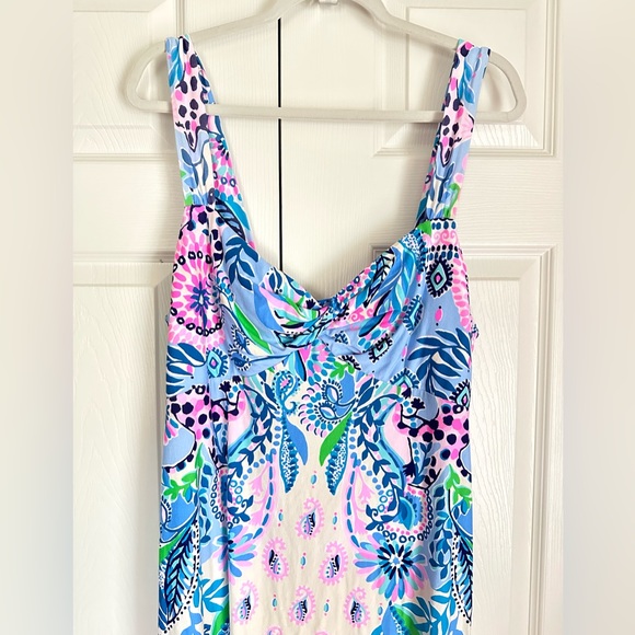 🦄 RARE Lilly Pulitzer Ambria Maxi Dress Macademia Haute Cature Engineered - Picture 8 of 8